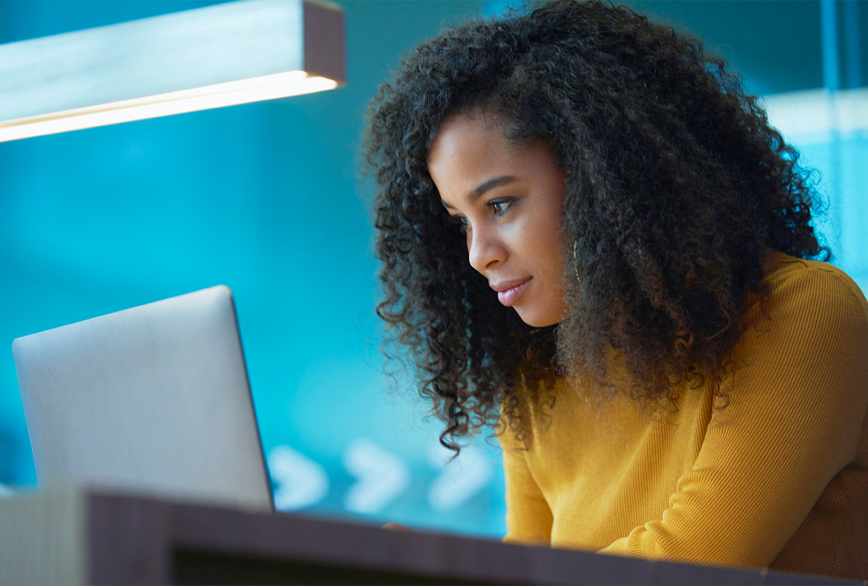 women working on laptop
